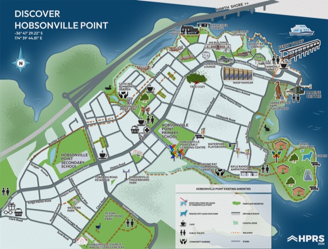 Map of Hobsonville Point